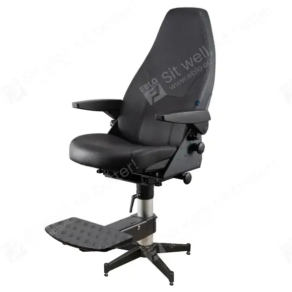 US.905041 Norsap 800 comfort stoel leer incl. vijfteensvoet & voetensteun Norsap 800 comfort stoel leer incl. vijfteensvoet & voetensteun US.905041
